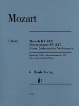 March, K. 248 / Divertimento, K. 247 (First Lodron Night Music) 2 Violins, Viola, 2 Horns and String cover